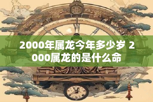 2000年属龙今年多少岁 2000属龙的是什么命