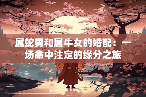 属蛇男和属牛女的婚配：一场命中注定的缘分之旅