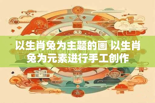 以生肖兔为主题的画 以生肖兔为元素进行手工创作