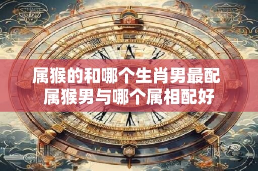 属猴的和哪个生肖男最配 属猴男与哪个属相配好