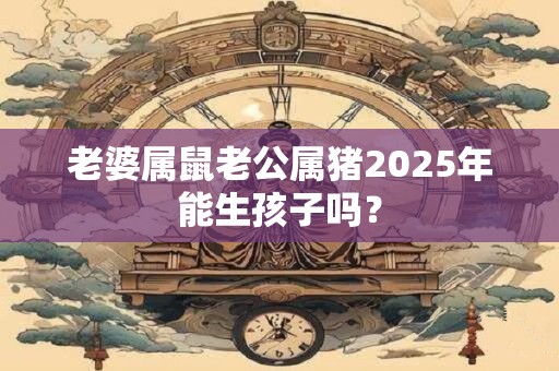 老婆属鼠老公属猪2025年能生孩子吗？
