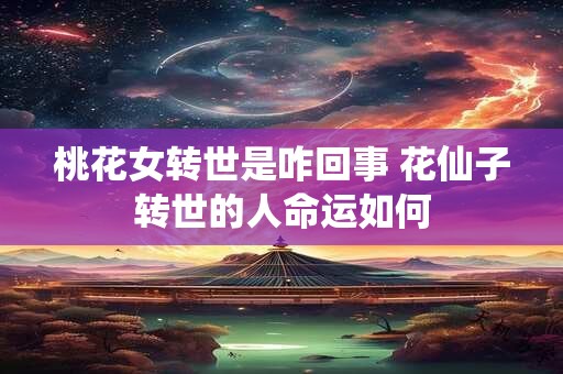 桃花女转世是咋回事 花仙子转世的人命运如何
