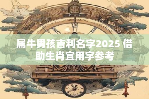 属牛男孩吉利名字2025 借助生肖宜用字参考