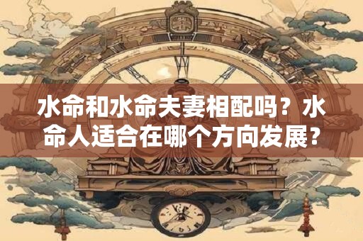 水命和水命夫妻相配吗？水命人适合在哪个方向发展？
