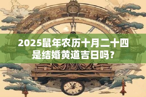 2025鼠年农历十月二十四是结婚黄道吉日吗？