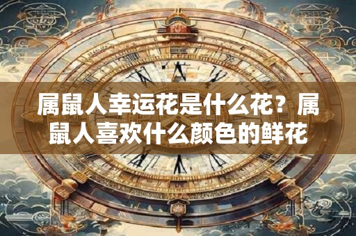 属鼠人幸运花是什么花？属鼠人喜欢什么颜色的鲜花