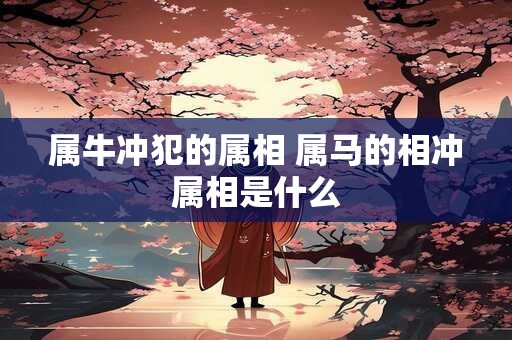 属牛冲犯的属相 属马的相冲属相是什么