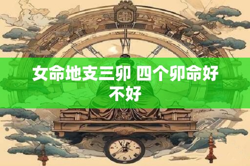 女命地支三卯 四个卯命好不好