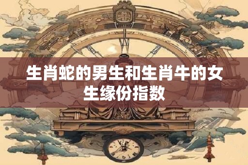 生肖蛇的男生和生肖牛的女生缘份指数