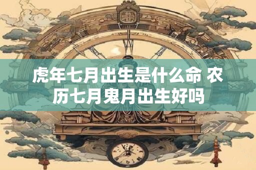 虎年七月出生是什么命 农历七月鬼月出生好吗