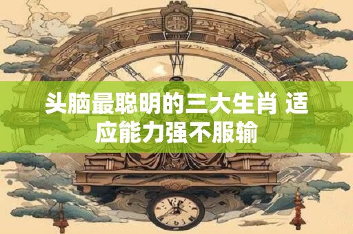 头脑最聪明的三大生肖 适应能力强不服输
