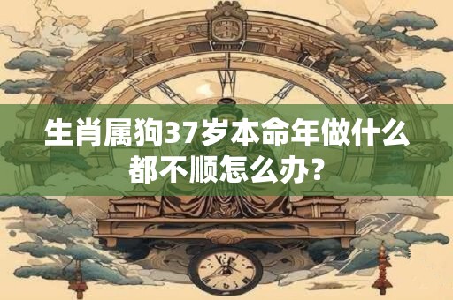 生肖属狗37岁本命年做什么都不顺怎么办？