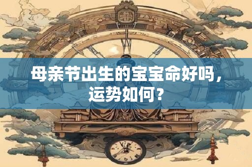 母亲节出生的宝宝命好吗，运势如何？