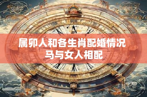 属卯人和各生肖配婚情况 马与女人相配