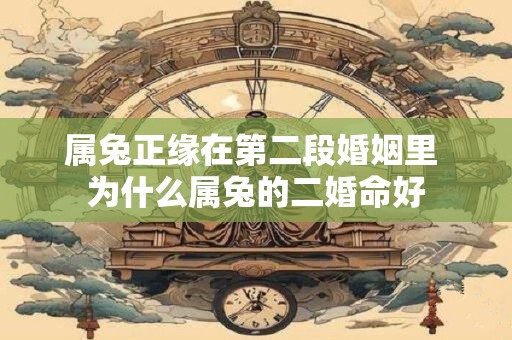 属兔正缘在第二段婚姻里 为什么属兔的二婚命好