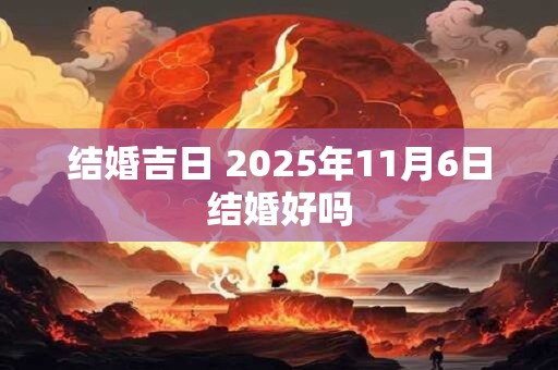 结婚吉日 2025年11月6日结婚好吗