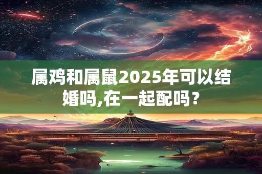属鸡和属鼠2025年可以结婚吗,在一起配吗？