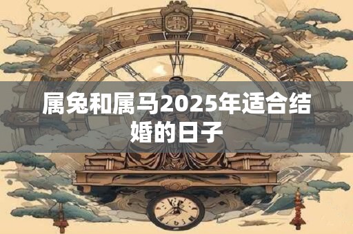 属兔和属马2025年适合结婚的日子
