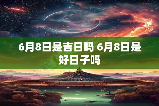 详细阅读:6月8日是吉日吗 6月8日是好日子吗 6月8日是吉日吗 6月8日是好日子吗