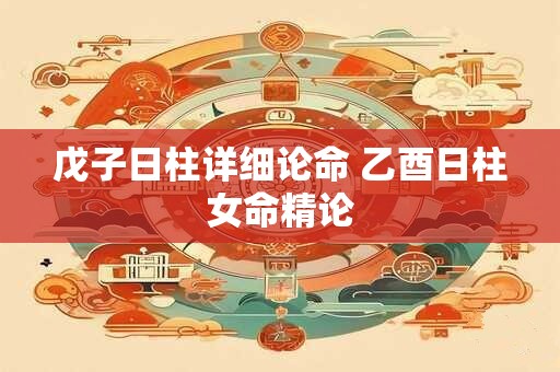 戊子日柱详细论命 乙酉日柱女命精论