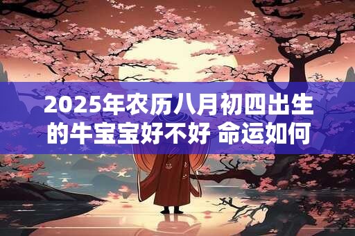 2025年农历八月初四出生的牛宝宝好不好 命运如何