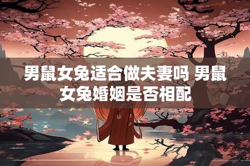 男鼠女兔适合做夫妻吗 男鼠女兔婚姻是否相配
