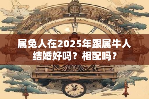 属兔人在2025年跟属牛人结婚好吗？相配吗？