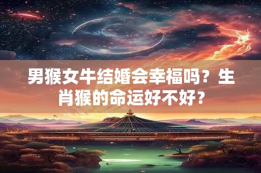 男猴女牛结婚会幸福吗？生肖猴的命运好不好？
