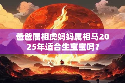 爸爸属相虎妈妈属相马2025年适合生宝宝吗？