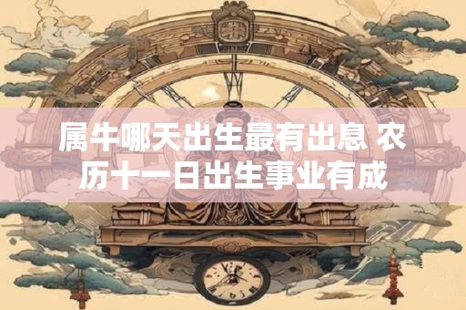 属牛哪天出生最有出息 农历十一日出生事业有成