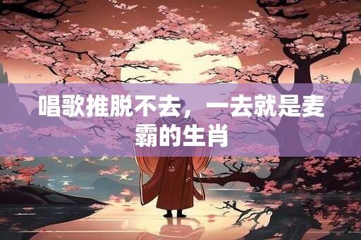 唱歌推脱不去，一去就是麦霸的生肖