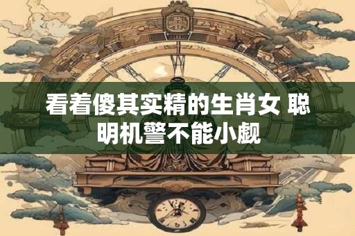 看着傻其实精的生肖女 聪明机警不能小觑