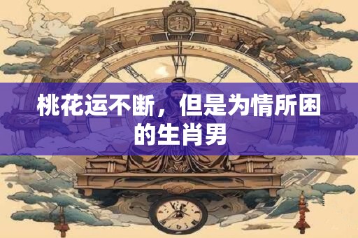 桃花运不断，但是为情所困的生肖男