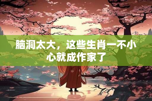 脑洞太大，这些生肖一不小心就成作家了