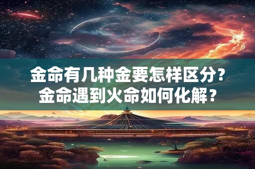 金命有几种金要怎样区分？金命遇到火命如何化解？