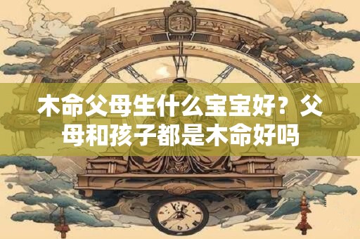 木命父母生什么宝宝好？父母和孩子都是木命好吗