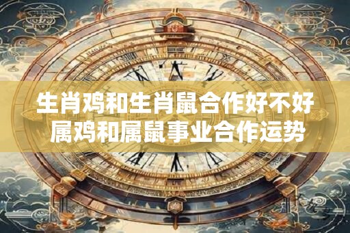 详细阅读:生肖鸡和生肖鼠合作好不好 属鸡和属鼠事业合作运势 生肖鸡和生肖鼠合作好不好 属鸡和属鼠事业合作运势