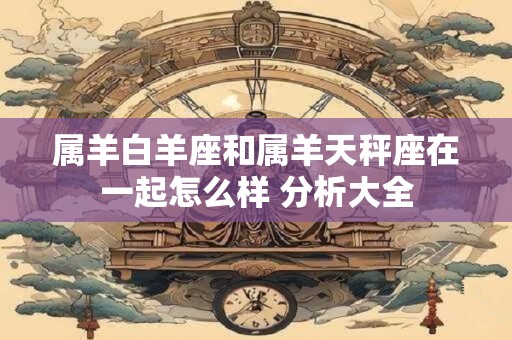 属羊白羊座和属羊天秤座在一起怎么样 分析大全