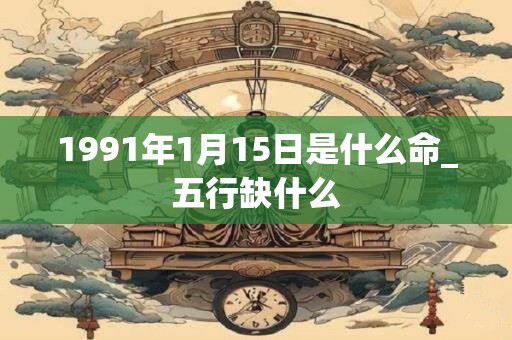 1991年1月15日是什么命_五行缺什么
