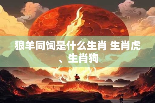 狼羊同饲是什么生肖 生肖虎、生肖狗
