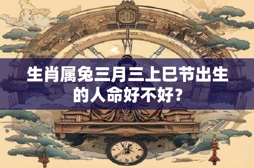 生肖属兔三月三上巳节出生的人命好不好？