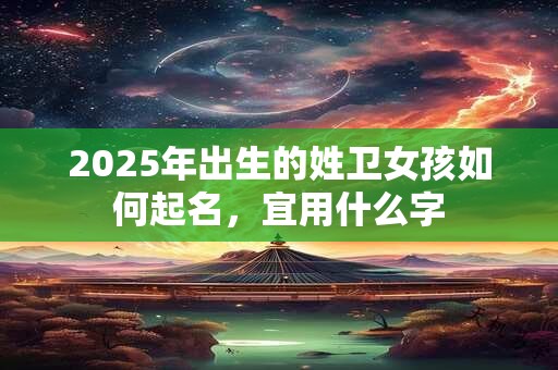 2025年出生的姓卫女孩如何起名，宜用什么字
