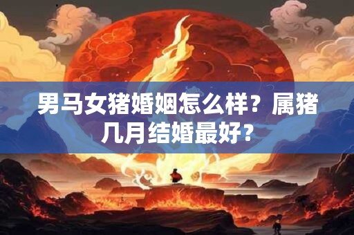 男马女猪婚姻怎么样？属猪几月结婚最好？