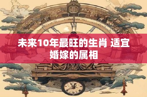 未来10年最旺的生肖 适宜婚嫁的属相