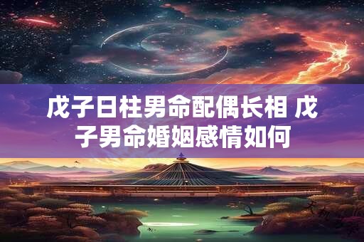 戊子日柱男命配偶长相 戊子男命婚姻感情如何