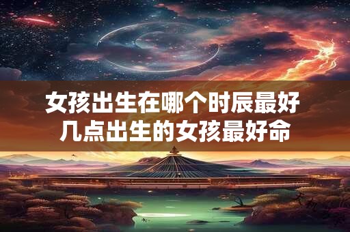 女孩出生在哪个时辰最好 几点出生的女孩最好命