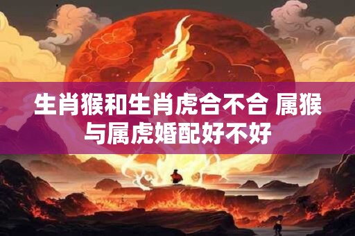 详细阅读:生肖猴和生肖虎合不合 属猴与属虎婚配好不好 生肖猴和生肖虎合不合 属猴与属虎婚配好不好