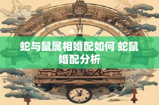 蛇与鼠属相婚配如何 蛇鼠婚配分析