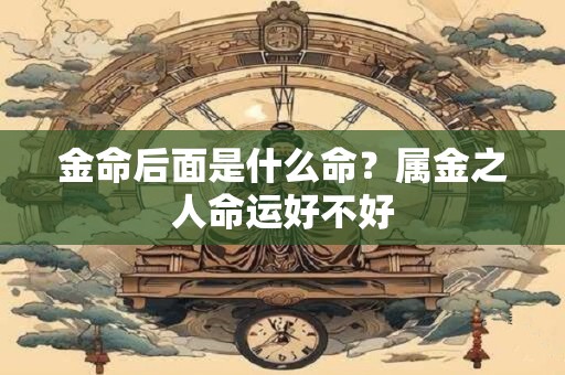金命后面是什么命？属金之人命运好不好