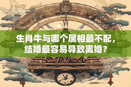 生肖牛与哪个属相最不配，结婚最容易导致离婚？
